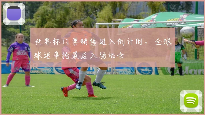 世界杯门票销售进入倒计时，全球球迷争抢最后入场机会